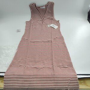 Carve Designs Women's Elodie Rib Penny Stripe Dress Size XL         P#216@CMK